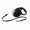Flexi Classic Zsinór M 5m 20kg-ig fekete