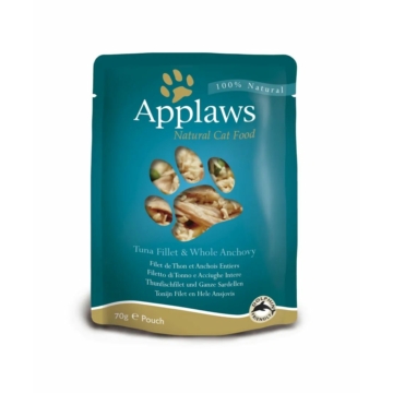 Applaws Cat Alutasak Tonhal+Szardínia 70g – konzerves macskaeledel