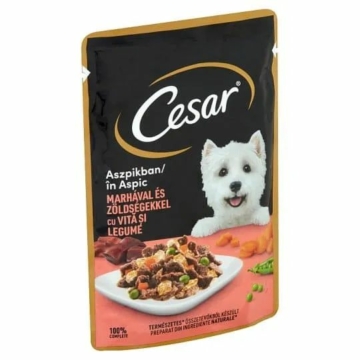CESAR alutasak Marha és zöldségek 100gr – konzerves kutyaeledel