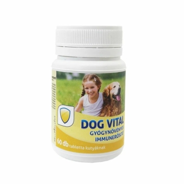 Dog Vital gyógynövényes immunerősítő 60db – táplálékkiegészítő kutyáknak