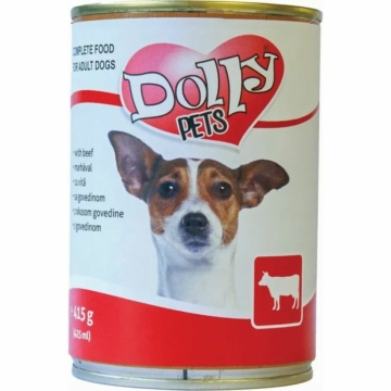 Dolly Dog Konzerv Marha 415gr – konzerves kutyaeledel