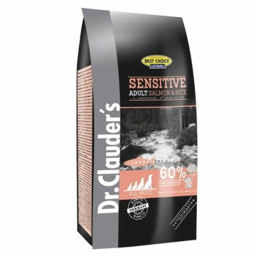 Dr.Clauders Adult Sensitive Lazac&Rizs 350g – száraz kutyatáp