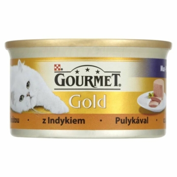 Gourmet Gold  Pástétom Pulyka 85g – konzerves macskaeledel