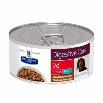 Hills Prescription Diet  Canine I/D Sress Mini 156 g - stresszfaktor okozta  gasztrointesztinális – konzerves kutyaeledel