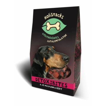 Holisnacks DETOXIBITES gyógynövényes jutalomfalatok 100g – jutalomfalat kutyáknak