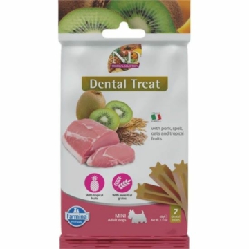 N&D Tropical Selection Dog Jutalomfalat Dental Pork Adult Mini 60g