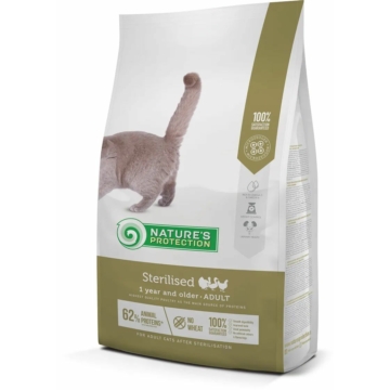 Natures Protection Cat Adult Sterilised Poultry 2kg – száraz macskatáp