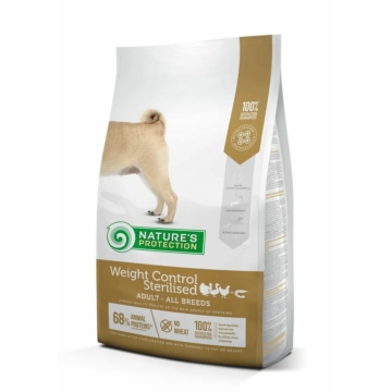 Natures Protection Dog Weight Control Sterilised Poultry with krill 4kg – száraz kutyatáp