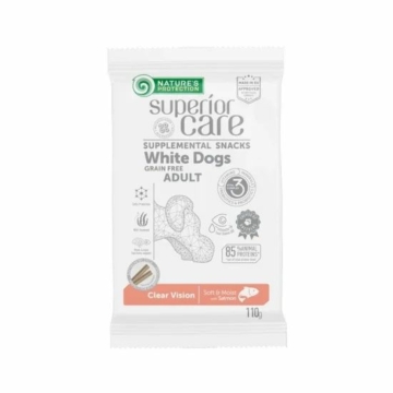Natures Protection SC White Dog GF Adult Clear Vision Salmon snack 100g – jutalomfalat kutyáknak