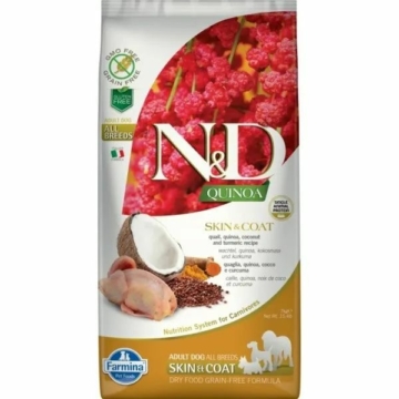 N&D Dog Quinoa Skin&coat fürj 7kg – száraz kutyatáp