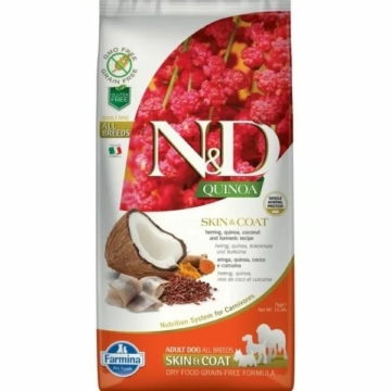 N&amp;D Dog Quinoa Skin&amp;coat hering7kg
