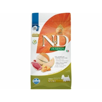 N&D Pumpkin Dog kacsa&sütőtök,sárgadinnye adult mini 2kg – száraz kutyatáp