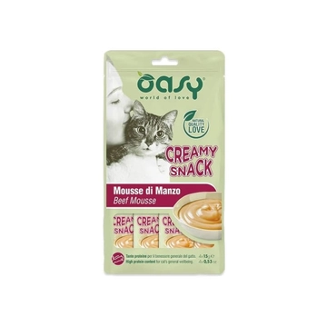 Oasy Cat Creamy Snack Beef 4x15g