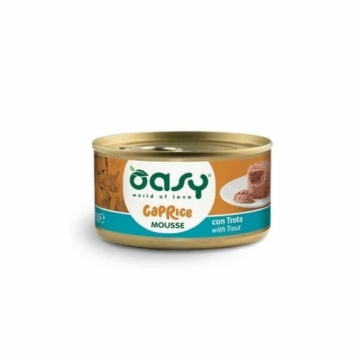 Oasy Cat Konzerv Caprice Mousse Trout - pisztráng 85g – konzerves macskaeledel