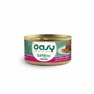 Oasy Cat Konzerv Caprice Terrine Duck-Vegetables- kacsahús zöldség 85g – konzerves macskaeledel