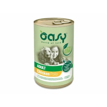 Oasy Dog Lifestage Adult paté Chicken All Breeds 400g – konzerves kutyaeledel