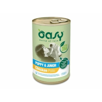 Oasy Dog Lifestage Puppy paté 400g – konzerves kutyaeledel