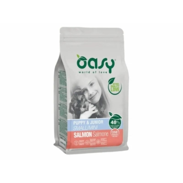 Oasy Dog OAP Puppy Small/Mini Salmon 800g – száraz kutyatáp