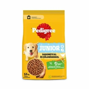 Pedigree Száraz Junior M/L Baromfi-Zöldség 12kg – száraz kutyatáp