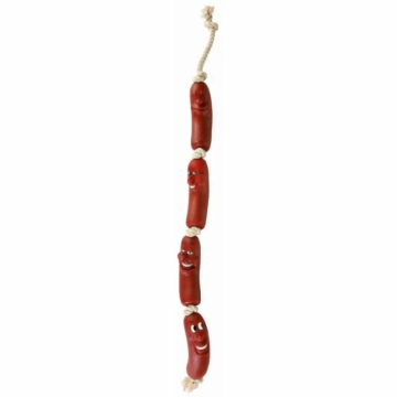 Trixie Játék Gumi 4 Kolbász Kötélen 75cm – kutyajáték