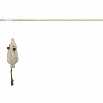 Trixie Játék macskapálca catnip egérrel szövetből 40cm – kutyajáték