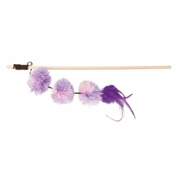 Trixie Játék pálca pompom labdával 40cm – kutyajáték