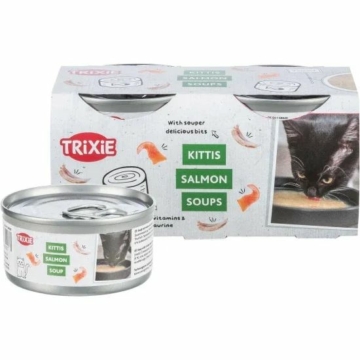 Trixie Konzerv Kittis Leves Csirkével és Lazaccal, 4x80g – konzerves macskaeledel