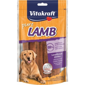 Vitakraft Lamb Strips Kutya Jutalomfalat Bárányhús Szeletek 80g – jutalomfalat kutyáknak