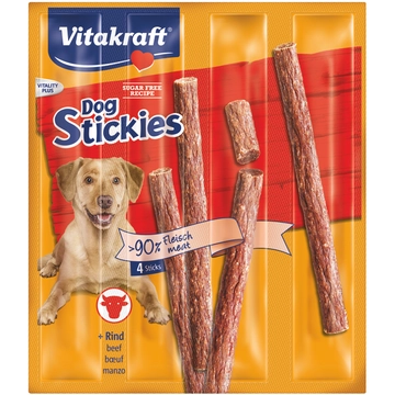Vitakraft Dog Stickies Kutya Jutalomfalat Marhahússal 4x11g