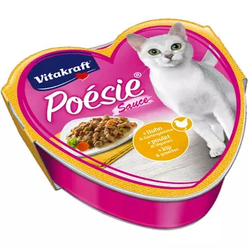 Vitakraft Poésie Macska Alutál Csirke &amp; Kertizöldség 85g
