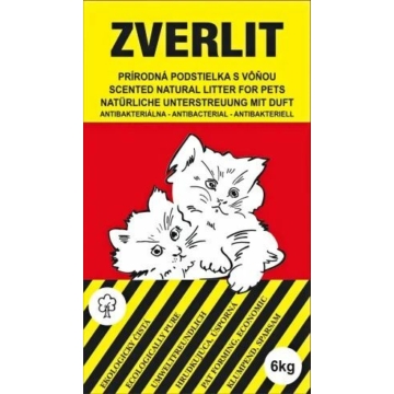 Zverlit macskaalom bentonit illatos 3-4 mm piros 6kg – macskaalom