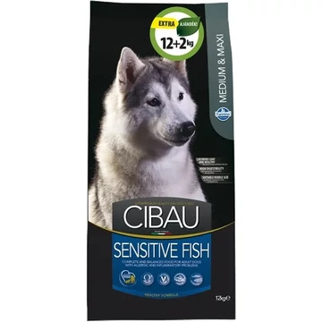 Cibau Sensitive Fish Medium/Maxi 12+2kg Promo