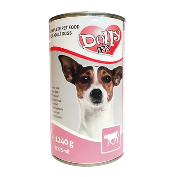 Dolly Dog Konzerv Borjú 1240g