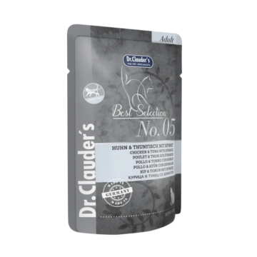 Dr.Clauders Best Selection Cat No5 alutasak csirke&tonhal spenóttal - Intestinal 85g