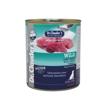 Dr.Clauders Dog Selected Meat Vadas konzerv 800g