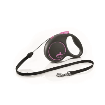 Flexi Black Design S Zsinór 5m 12kg-ig Pink