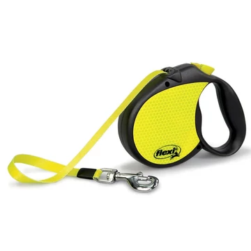 Flexi Neon S Szalag 5m 15kg-ig sárga