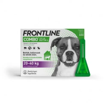 Frontline Combo kutya L 20-40 kg 2.68 ml 3x