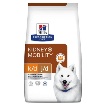 Hills Pescription Diet  Canine K/D + Mobility 4 kg - krónikus vesebetegség és izületi támogatás