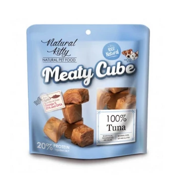 Natural Kitty Meaty Cube 100% Tonhal 60g