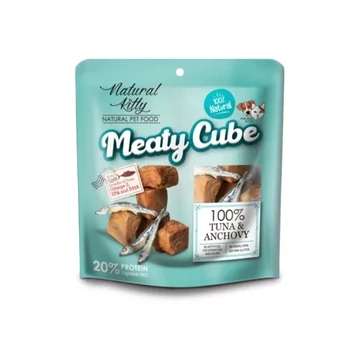 Natural Kitty Meaty Cube 100% Tonhal &amp; Szardella 60g