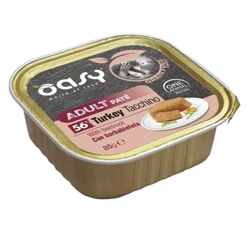 Oasy Cat Alutálka GF Adult Turkey with beet 85g