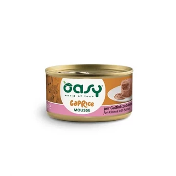 Oasy Cat Konzerv Caprice Mousse Kitten Salmon - lazac 85g