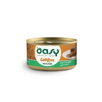 Oasy Cat Konzerv Caprice Mousse Rabbit - nyúlhússal 85g