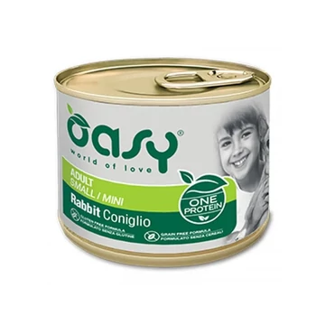 Oasy Dog Konzerv OP Adult Small/Mini Rabbit 200g