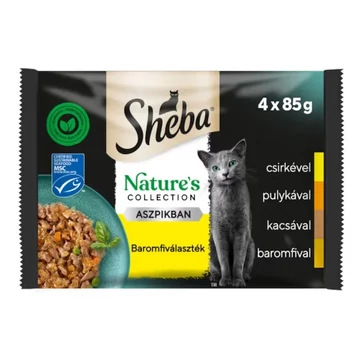 Sheba alutasak 4-pack Natures Baromfi 4x85gr