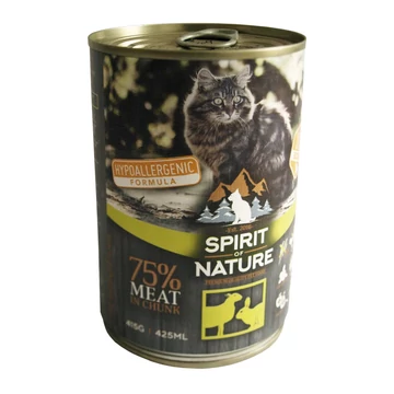 Spirit of Nature Cat konzerv Bárányhússal és nyúlhússal 415gr