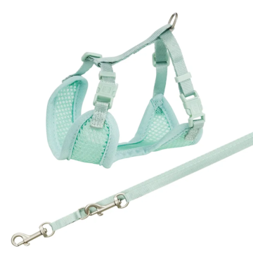 Trixie Junior Puppy Soft Szett Hám+Póráz 26–34 cm/10mm 2m Menta