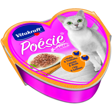 Vitakraft Poésie Macska Alutál Csirke & Pulyka Szószban 85g