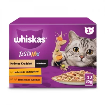 Whiskas alutasak Tasty Mix Krémes kreációk 12x85g